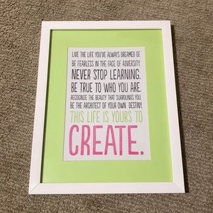 Girls room artwork